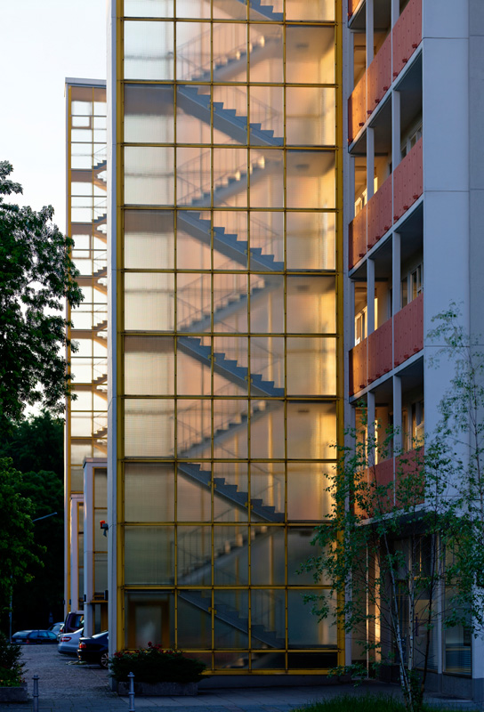 Treppenhäuser am Schwedenhaus (Jaenecke+Samuelson 1957)